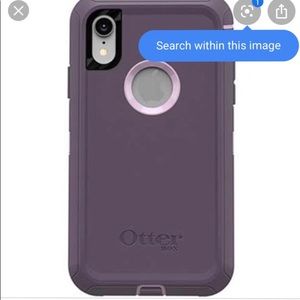 Purple Outer Box Phone Case for IPhone Xr